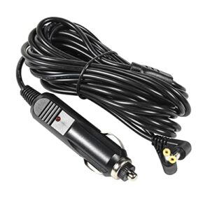 hqrp car charger compatible with sylvania sdvd7045 sdvd7047 sdvd8706 sdvd8716 sdvd8716-com sdvd8727 portable dvd player, 12-volt dc vehicle power adapter cable cord