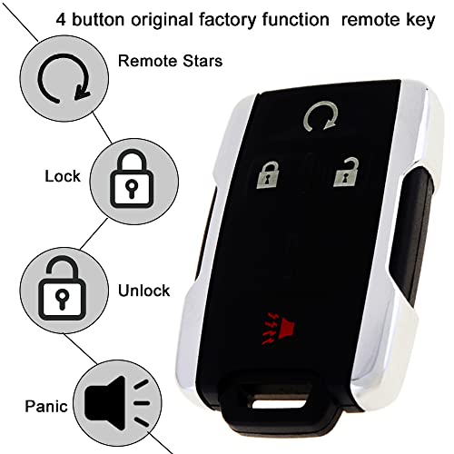 M3N32337100 Che-vy Silverado Keyless Entry Remote Fob Car Key Replacement for 2014-2020 Chevro-let Colorado G-MC Sierra