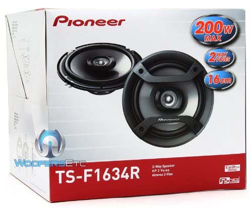 Pioneer TS-F1634R 6.5" 200W 2-Way Speakers