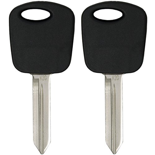 Keyless2Go Replacement for New Uncut Transponder Ignition Car Key H74 H86 (2 Pack)