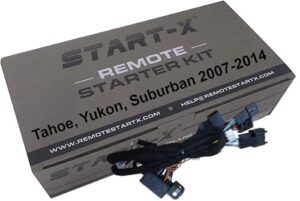 start-x remote start kit compatible with tahoe, yukon, suburban 2007-2014 || plug n play || 3xlock remote start || no updater required || 2007 2008 2009 2010 2011 2012 2013 2014