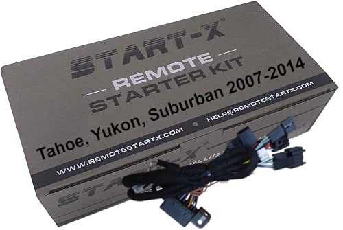 Start-X Remote Start Kit Compatible with Tahoe, Yukon, Suburban 2007-2014 || Plug N Play || 3Xlock Remote Start || No Updater Required || 2007 2008 2009 2010 2011 2012 2013 2014