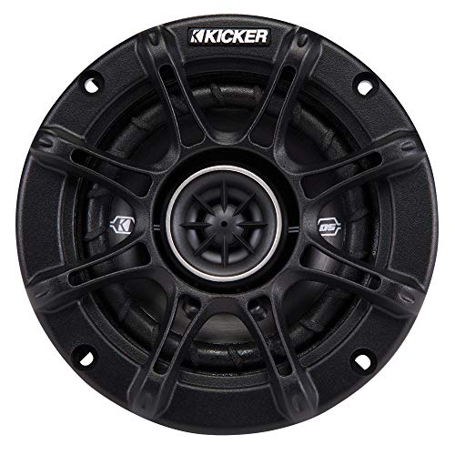 KICKER Black Mini Wake Tower Enclosures Loaded 4" DSC Speakers