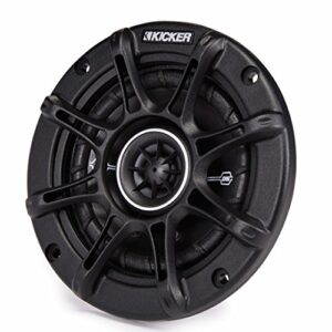 KICKER Black Mini Wake Tower Enclosures Loaded 4" DSC Speakers