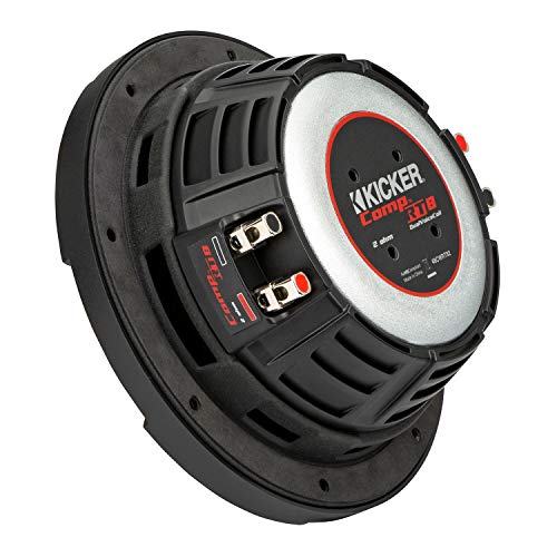 KICKER CompRT 8"(20cm) Subwoofer, DVC, 2-ohm, RoHS Compliant