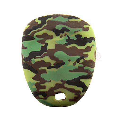 2x New Key Fob Remote Silicone Cover Fit/For Select GM Vehicles (2x Green Camouflage)