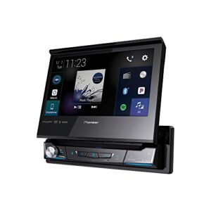 pioneer avh-3500nex 1-din 7-inch flip out av receiver with carplay and android auto