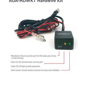 Uniden RDA-HDWKT Radar Detector Smart Hardwire Kit with Mute Button, LED Alert and Power LED, for Uniden R8, R7, R4, R3, R1, DFR9, DFR9BLK, DFR8, DFR7 and DFR6.