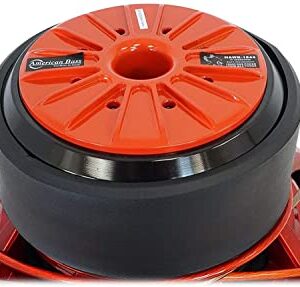 American Bass HAWK 15 Inch Dual 4 Ohm Voice Coil 3000 Watt Subwoofer Speaker with 80 Ounce Magnet and Kevlar Fiber Non-Pressed Paper Cone, Red