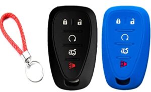 silicone rubber key fob cover for 2016-2021 chevrolet for fcc id hyq4ea hyq4aa