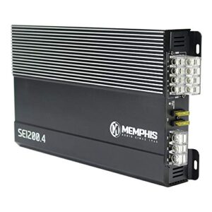 Memphis Audio SE1200.4 Street Edge 1200W 4-Channel Car Audio Amplifier