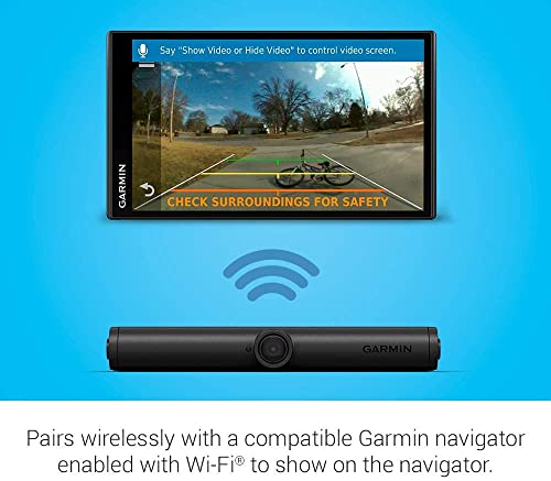 Garmin BC 40, Wireless Backup Camera, Works with Compatible Garmin Navigators, Black (010-01866-00) (Renewed)