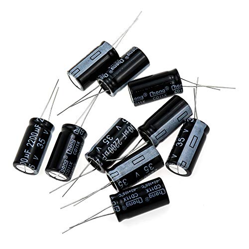 Dahszhi 2200uF 35V Aluminum Electrolytic Capacitors for The LCD TV & Monitor Repair Radial Lead Capacitor 10Pcs