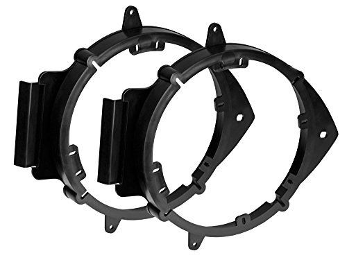 ASC Audio 6+-Inch 6" 6.5" 6.75" Speaker Install Adapter for Select GM GMC/Pontiac/Chevy Vehicles