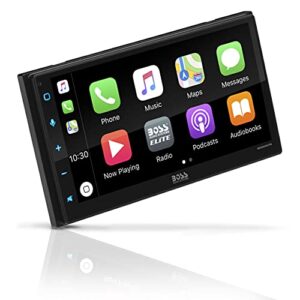 BOSS Audio Systems Elite Series BE950WCPA Wireless Apple CarPlay Android Auto Car Multimedia Player - 6.75 Inch Capacitive Touchscreen, Bluetooth, No DVD, Multicolor Illumination, High Resolution FLAC