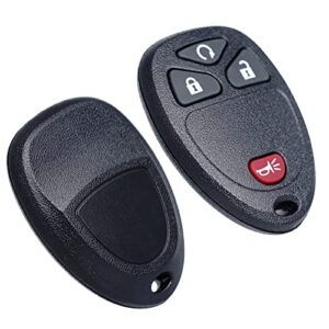 Key Fob Replacement Fits for Chevy Silverado Avalanche Equinox Express Traverse GMC Yukon Sierra 1500 2500 3500 HD Acadia Savana Buick Enclave 2007 2008 2009 2010 2011 2012 2013 Keyless Entry Remote