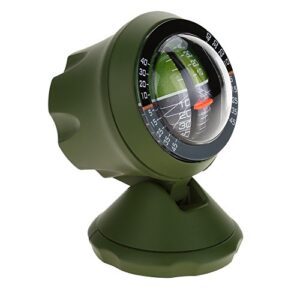 Car Compass,Outdoor Multifunction Car Inclinometer Angle Slope Meter Balancer Compass Camp Measure Equipment Slope Meter Analog Tilt Meter