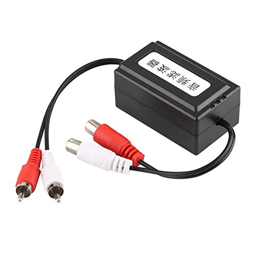 Aramox Audio Radio Noise Filter Suppressor Stereo,Car Stereo Audio Filter Isolation Automotive Amplifier Noise Suppressor