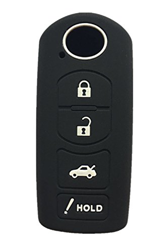 Rpkey Silicone Keyless Entry Remote Control Key Fob Cover Case protector Replacement Fit For Mazda 3 6 CX-7 CX-9 MX-5 Miata KR55WK49383 WAZSKE13D01 GJR9-67-5RY 662F-SKE13D01