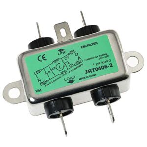 e-outstanding power line filter jr-l006-n ac 250v 6a noise suppressor power emi filter