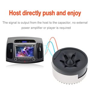 DriSentri Car Tweeters, 2pcs 350W High Efficiency Mini Dome Tweeter Speakers for Car Audio System