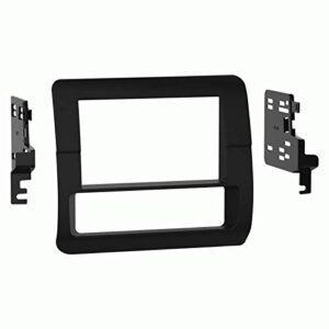 carxtc double din install car stereo dash kit for a aftermarket radio fits 1992-1996 ford full size bronco and f-series pickup trim bezel is black