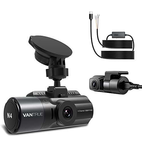 Bundle: Vantrue N4 Three Channel Dash Cam + Type C USB Port Hardwire Kit