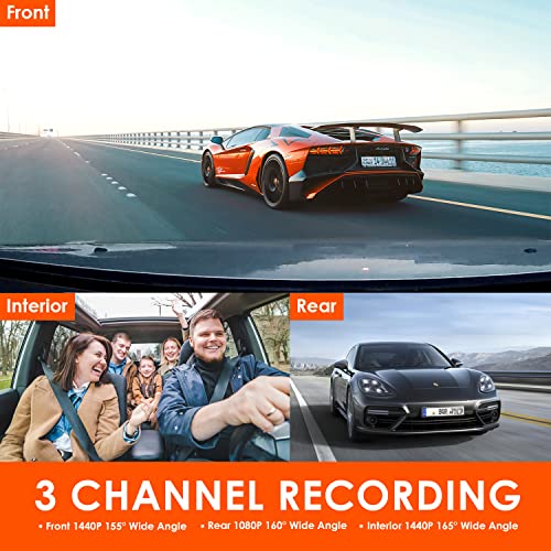 Bundle: Vantrue N4 Three Channel Dash Cam + Type C USB Port Hardwire Kit