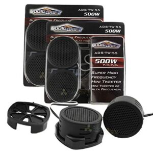 audio drift 2 packs 500 watts super high frequency mini tweeters surface mount ads-tw-55