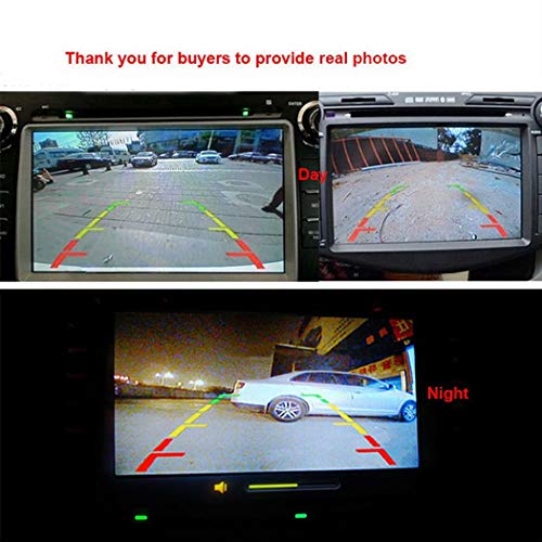 VIGORWORK 4.3 inch TFT LCD Desktop Display/Car Monitor, with(12V) Waterproof 4 LEDs Car Rear View Camera, for Car/Truck/RV,/Mini-Van