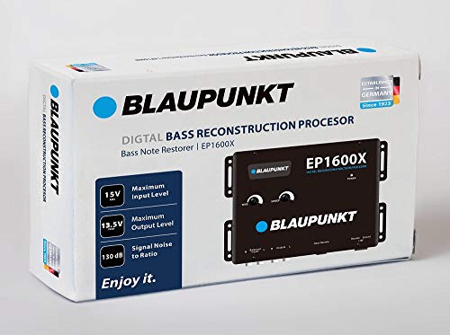 BLAUPUNKT EP1600X EP1600X Digital Bass Processor with Remote (Black)