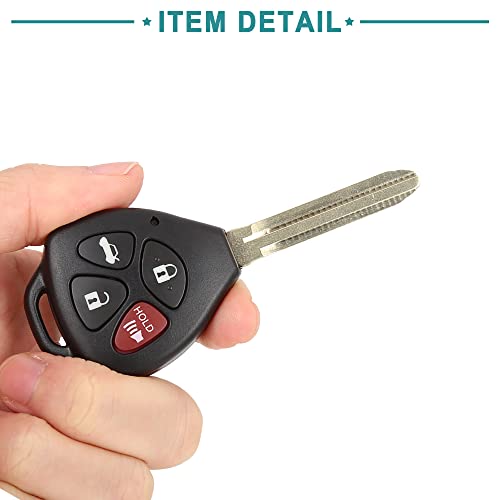 ACROPIX 315Mhz Keyless Entry Remote Fit for Toyota Corolla - Pack of 1 Black