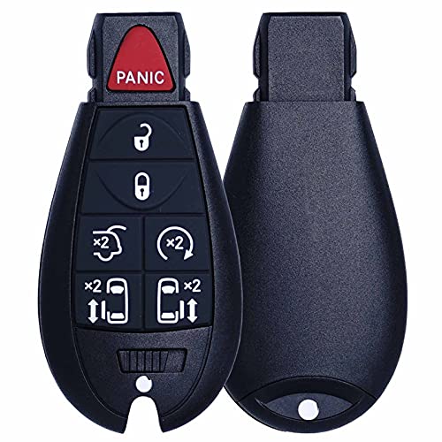 Key Fob Replacement Compatible for Chrysler Town and Country Dodge Grand Caravan 2008 2009 2010 2011 2012 2013 2014 2015 2016 2017 2018 2019 2020 Car Keyless Entry Remote Control M3N5WY783X IYZ-C01C