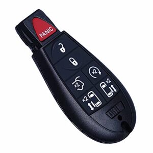 Key Fob Replacement Compatible for Chrysler Town and Country Dodge Grand Caravan 2008 2009 2010 2011 2012 2013 2014 2015 2016 2017 2018 2019 2020 Car Keyless Entry Remote Control M3N5WY783X IYZ-C01C