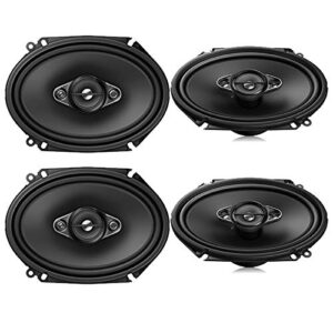 pioneer ts- a6880f 6×8″ 350 watt 4-way speakers – 2 pairs