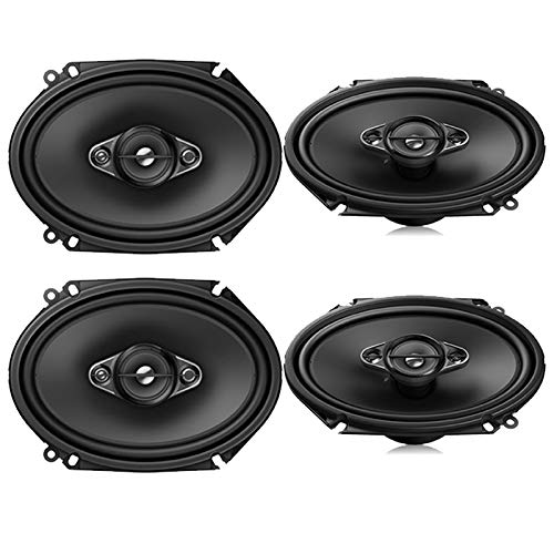 Pioneer TS- A6880F 6x8" 350 Watt 4-Way Speakers - 2 Pairs