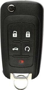 keylessoption keyless entry car remote uncut flip key fob replacement for oht01060512