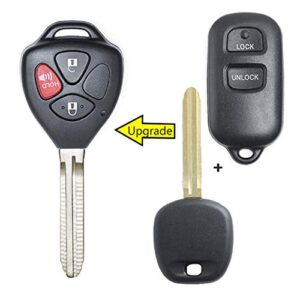 Beefunny BAB237131-056 Upgraded Remote Key Fob 303MHz 4C for Toyota Tacoma 1995-2004 (1)