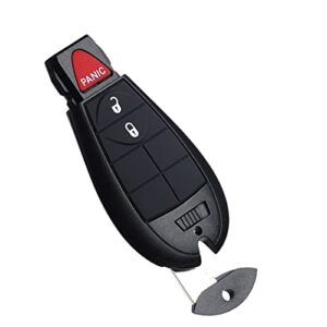 Key Fob Fobik Replacement Compatible for Dodge Ram 1500 2013 2014 2015 2016 2017 2018 2019 2020 2021 2500 3500 4500 5500 2013-2018 Pickup Truck Keyless Entry Remote Control GQ4-53T 56046953AE