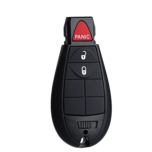 Key Fob Fobik Replacement Compatible for Dodge Ram 1500 2013 2014 2015 2016 2017 2018 2019 2020 2021 2500 3500 4500 5500 2013-2018 Pickup Truck Keyless Entry Remote Control GQ4-53T 56046953AE