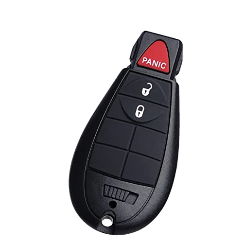 Key Fob Fobik Replacement Compatible for Dodge Ram 1500 2013 2014 2015 2016 2017 2018 2019 2020 2021 2500 3500 4500 5500 2013-2018 Pickup Truck Keyless Entry Remote Control GQ4-53T 56046953AE