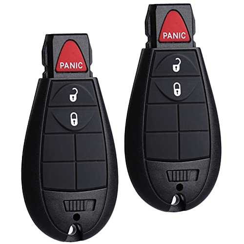 Key Fob Fobik Replacement Compatible for Dodge Ram 1500 2013 2014 2015 2016 2017 2018 2019 2020 2021 2500 3500 4500 5500 2013-2018 Pickup Truck Keyless Entry Remote Control GQ4-53T 56046953AE