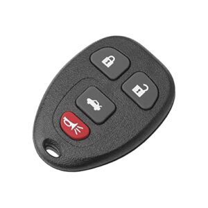 ocestore ouc60221 car key fob keyless control entry remote ouc60270 4 button vehicles replacement compatible with dts lucerne impala 15912859 (1pcs)