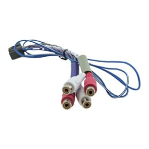 alpine ktp-445u oem genuine front/rear/remote on rca cable harness