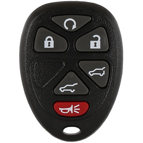 Discount Keyless Replacement Key Fob Car Remote and Uncut Transponder Key Compatible with OUC60270, 15913427, ID 46