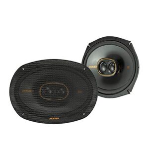 kicker 47ksc69304 6×9 (160x230mm) 3-way speakers with1(25mm) and .75″(20mm) tweeters, 4ohm
