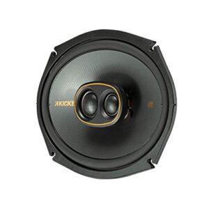 KICKER 47KSC69304 6x9 (160x230mm) 3-Way Speakers With1(25mm) and .75"(20mm) Tweeters, 4ohm