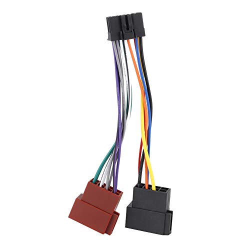 Car Stereo Harness 16pin Port to Mini Iso 8pin Plug Wiring Cable Fits for Pioneer 2003-on for aftermarket Radio Wireless Wire connectors