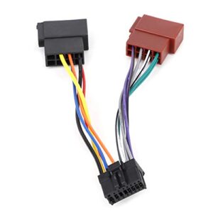 Car Stereo Harness 16pin Port to Mini Iso 8pin Plug Wiring Cable Fits for Pioneer 2003-on for aftermarket Radio Wireless Wire connectors