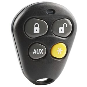 replacement for viper python avital hornet automate 4-button keyless entry remote ezsdei474v (yellow)